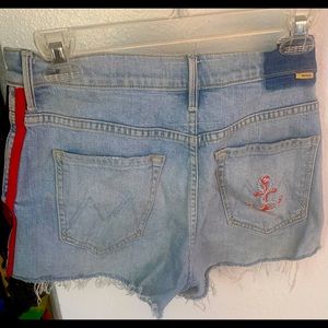 Mother denim shorts